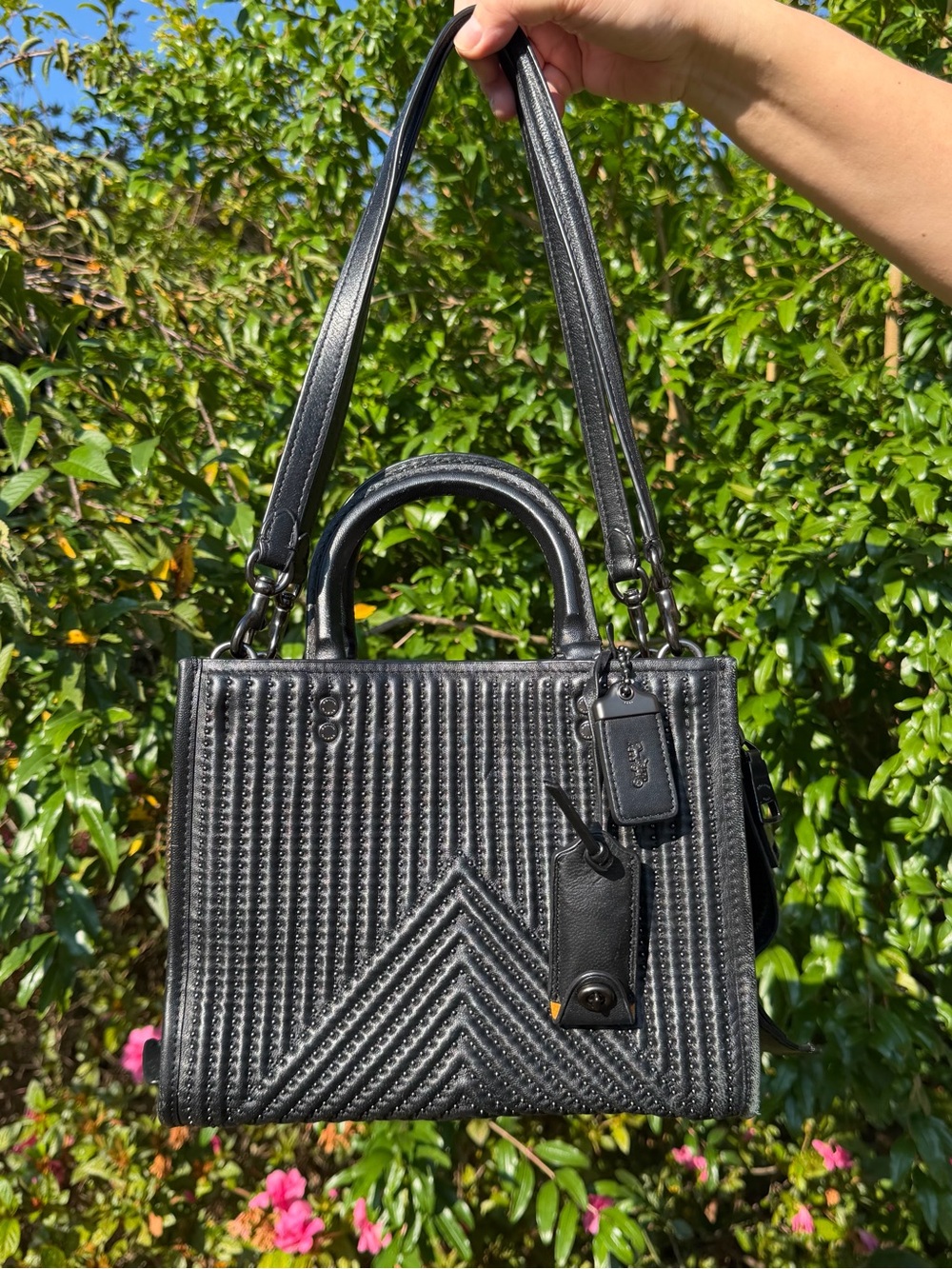 Coach Rogue Bag 25 With Quilting And Rivets 22797